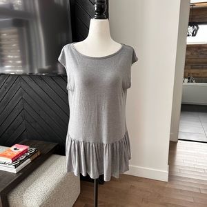 CUTE GREY TOP FOR WOMEN